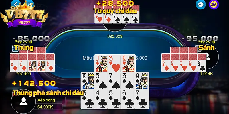 Giới thiệu về game bài mậu binh VB777